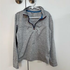 Vineyard Vines Gray Quarter-Zip Pullover